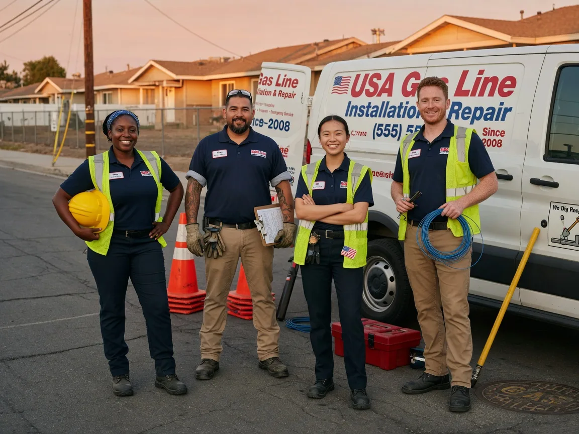 Gas Line Installation company in Laotto, IN